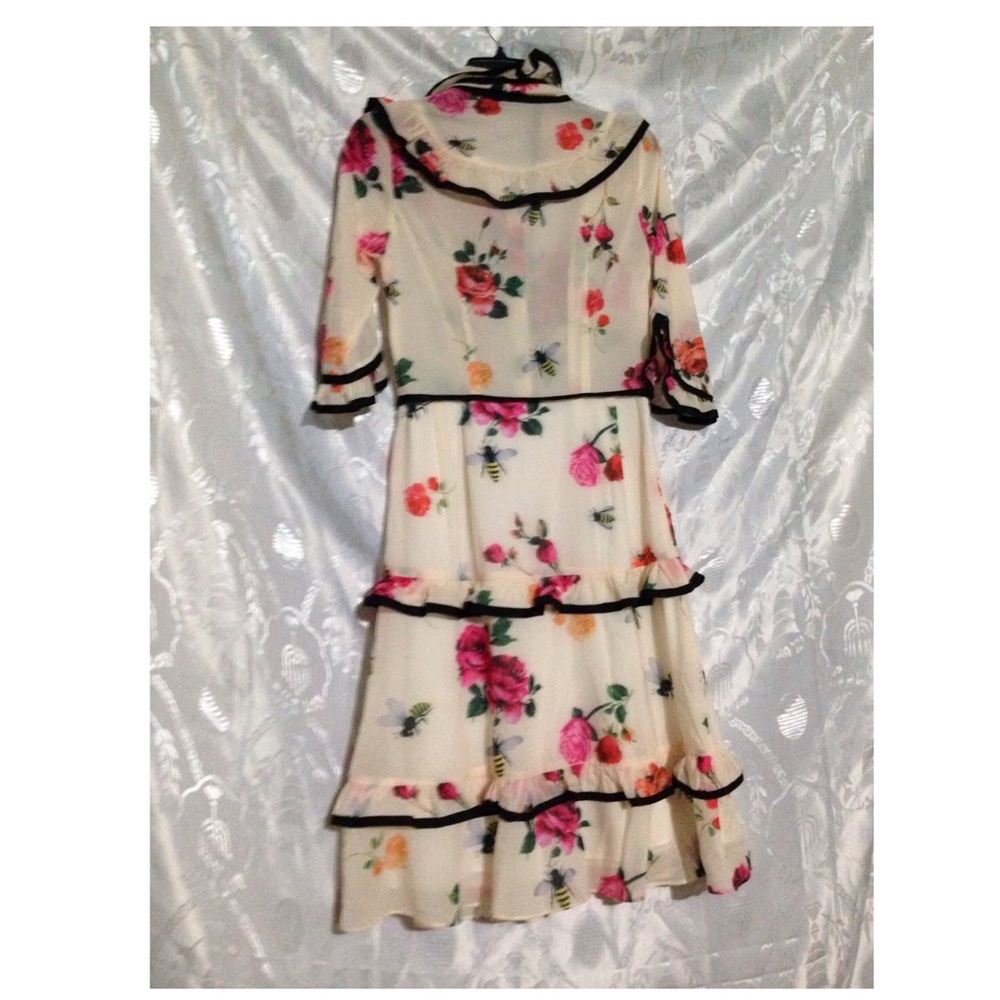 Flower Pattern Dress - image 3